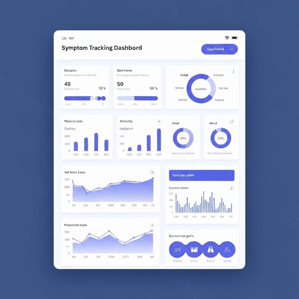 Symptom and lifestyle tracking interface